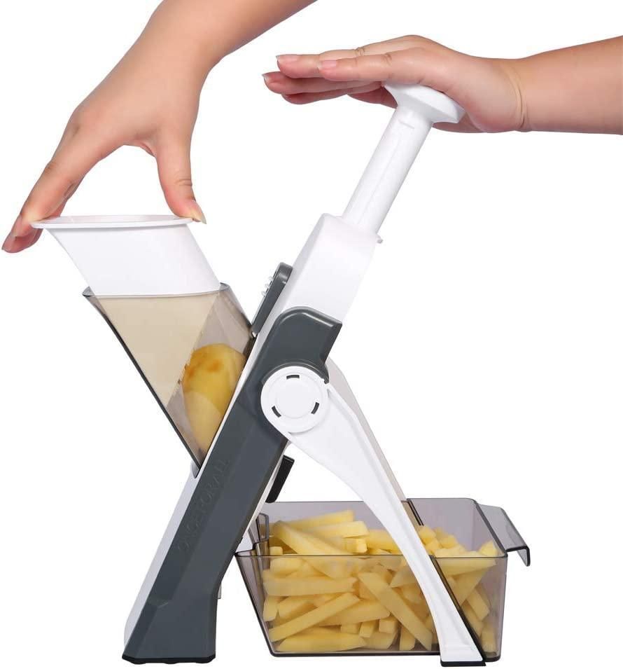 Vegetable Chopper & Slicer – Multipurpose Cutter with Stainless Steel Blades