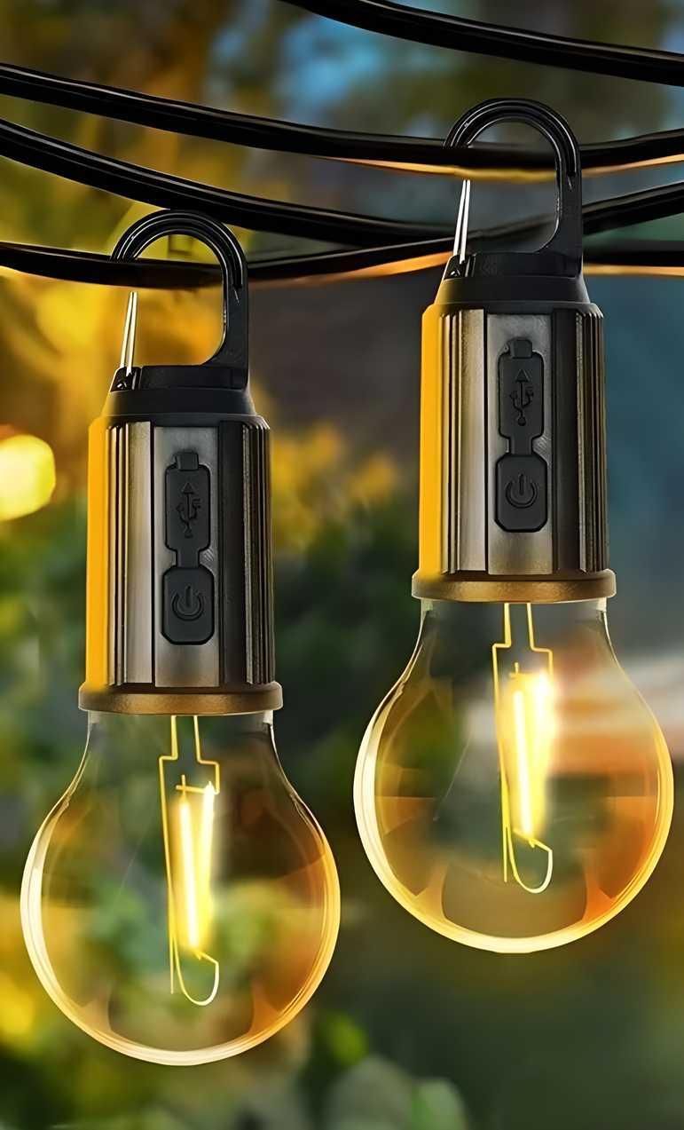 Decorative Hanging LED Bulb Light – 3 Lighting Modes | Buy 1 Get 1 Free