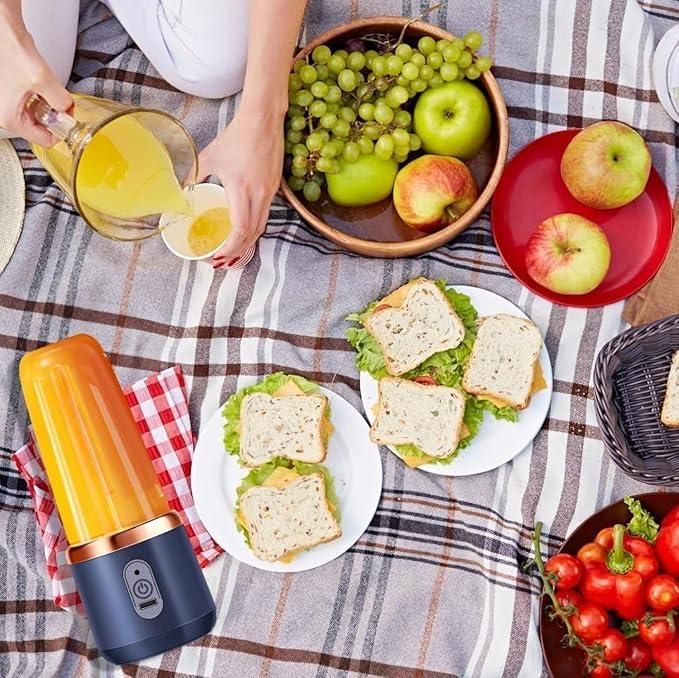Small Portable Juicer – USB Rechargeable Travel-Friendly & Easy to Clean