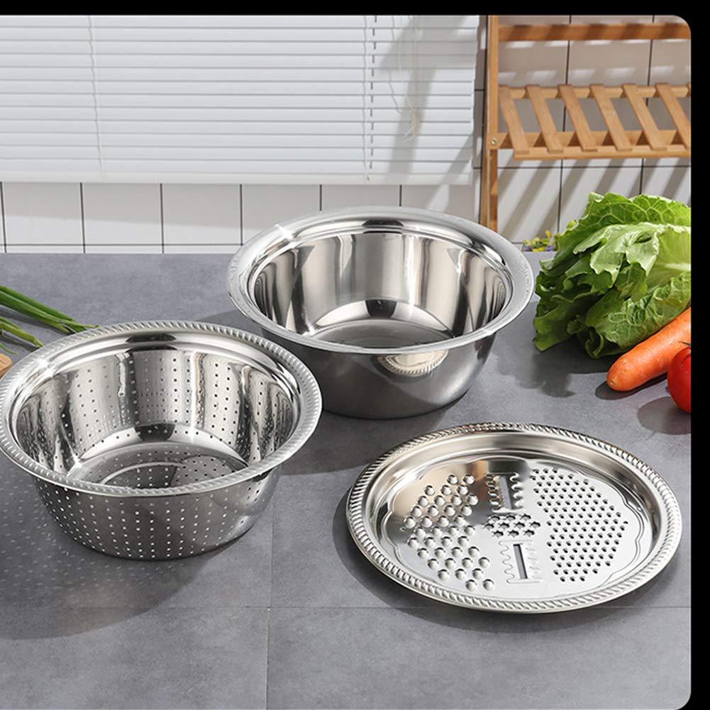 3-in-1 Multifunctional Grater Basin Set –All-in-One Kitchen Prep Tool