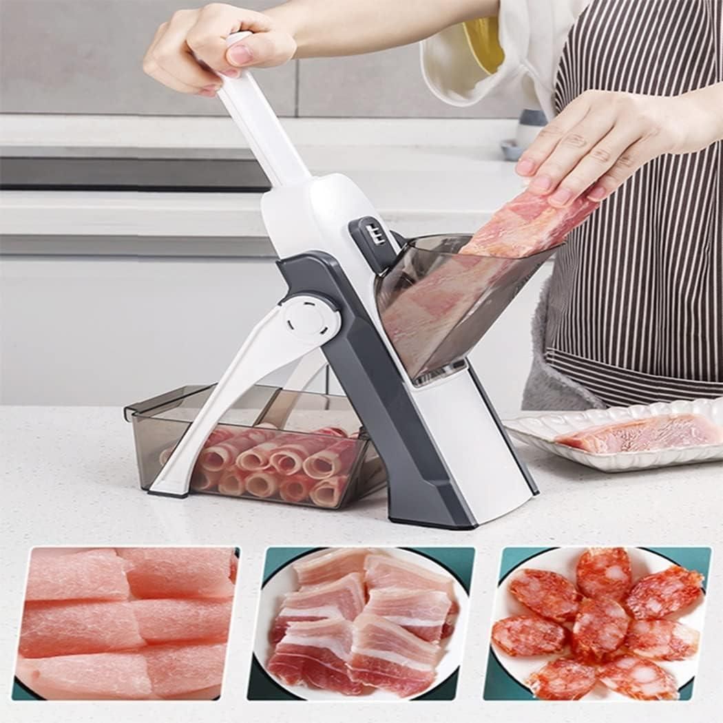Vegetable Chopper & Slicer – Multipurpose Cutter with Stainless Steel Blades