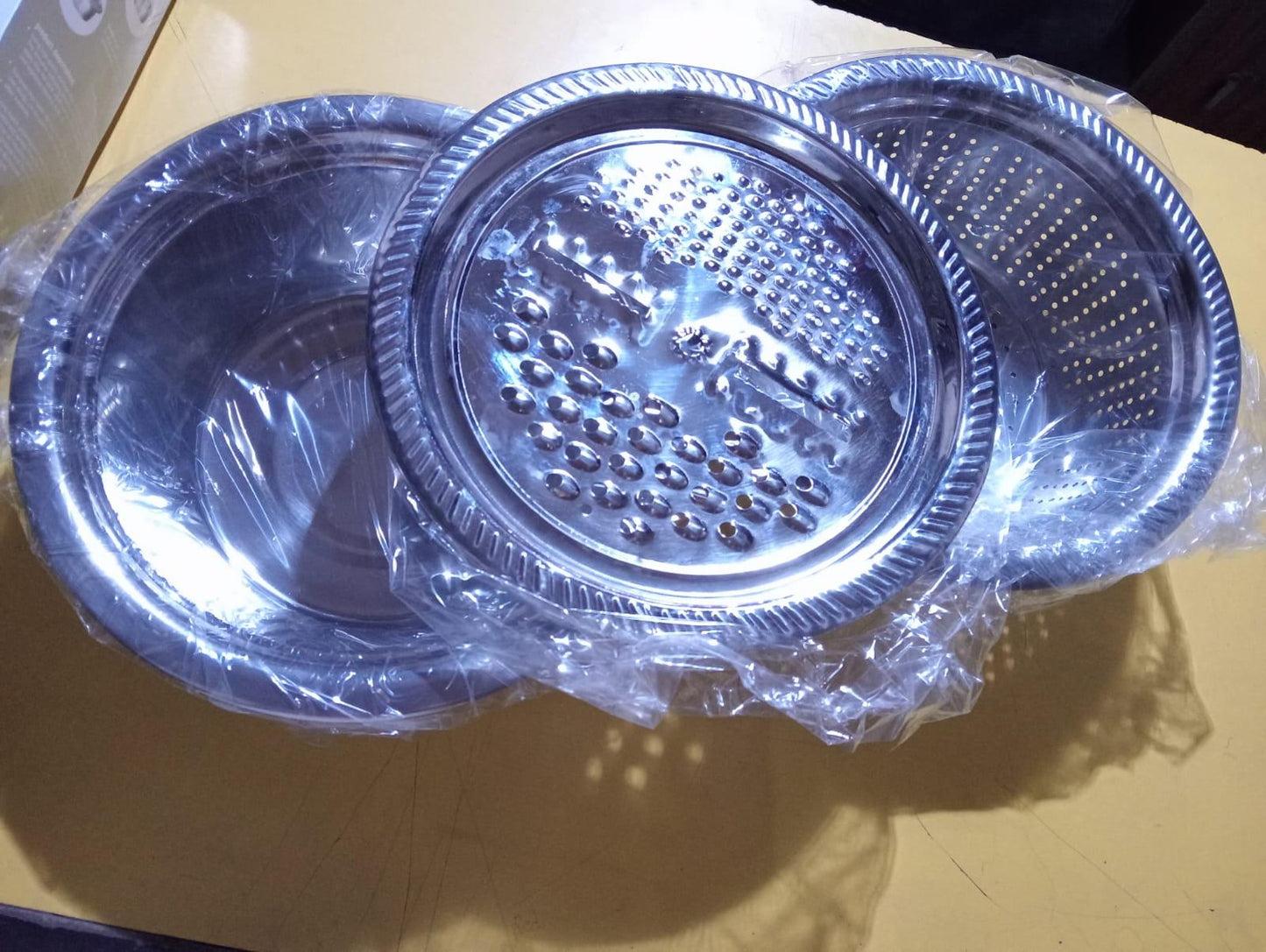 3-in-1 Multifunctional Grater Basin Set –All-in-One Kitchen Prep Tool