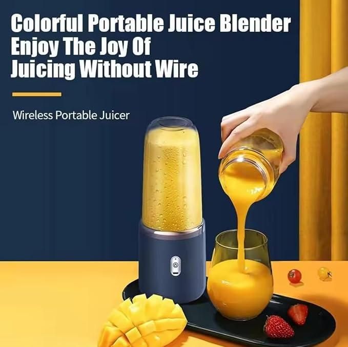 Small Portable Juicer – USB Rechargeable Travel-Friendly & Easy to Clean
