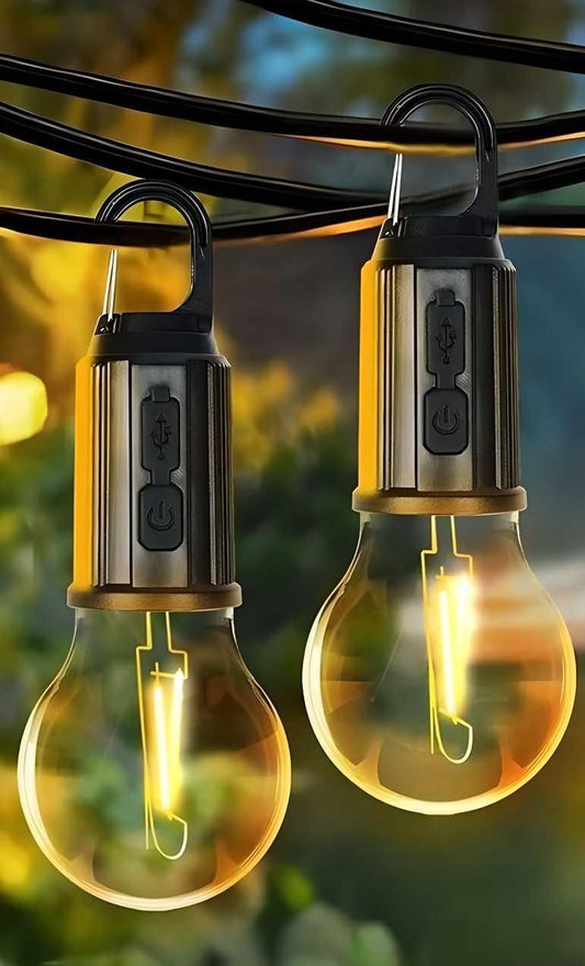 Decorative Hanging LED Bulb Light – 3 Lighting Modes | Buy 1 Get 1 Free