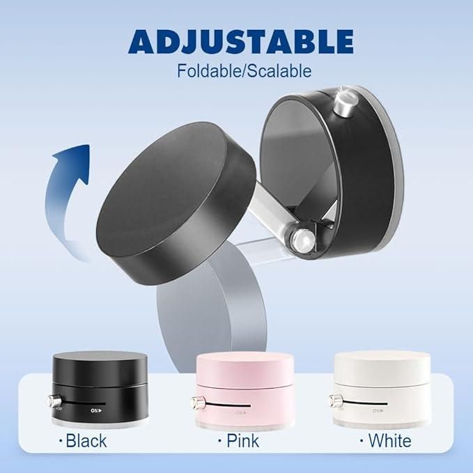 Vacuum Magnetic Suction Phone Holder – 360° Rotating,