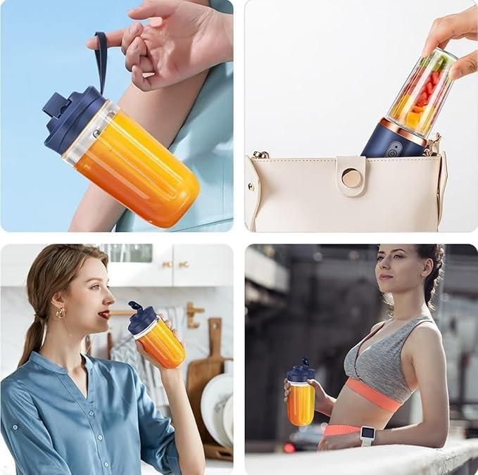 Small Portable Juicer – USB Rechargeable Travel-Friendly & Easy to Clean