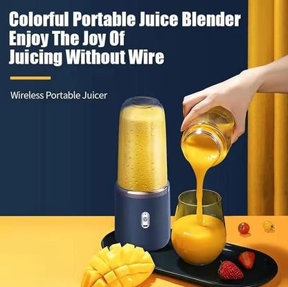 Small Portable Juicer – USB Rechargeable Travel-Friendly & Easy to Clean