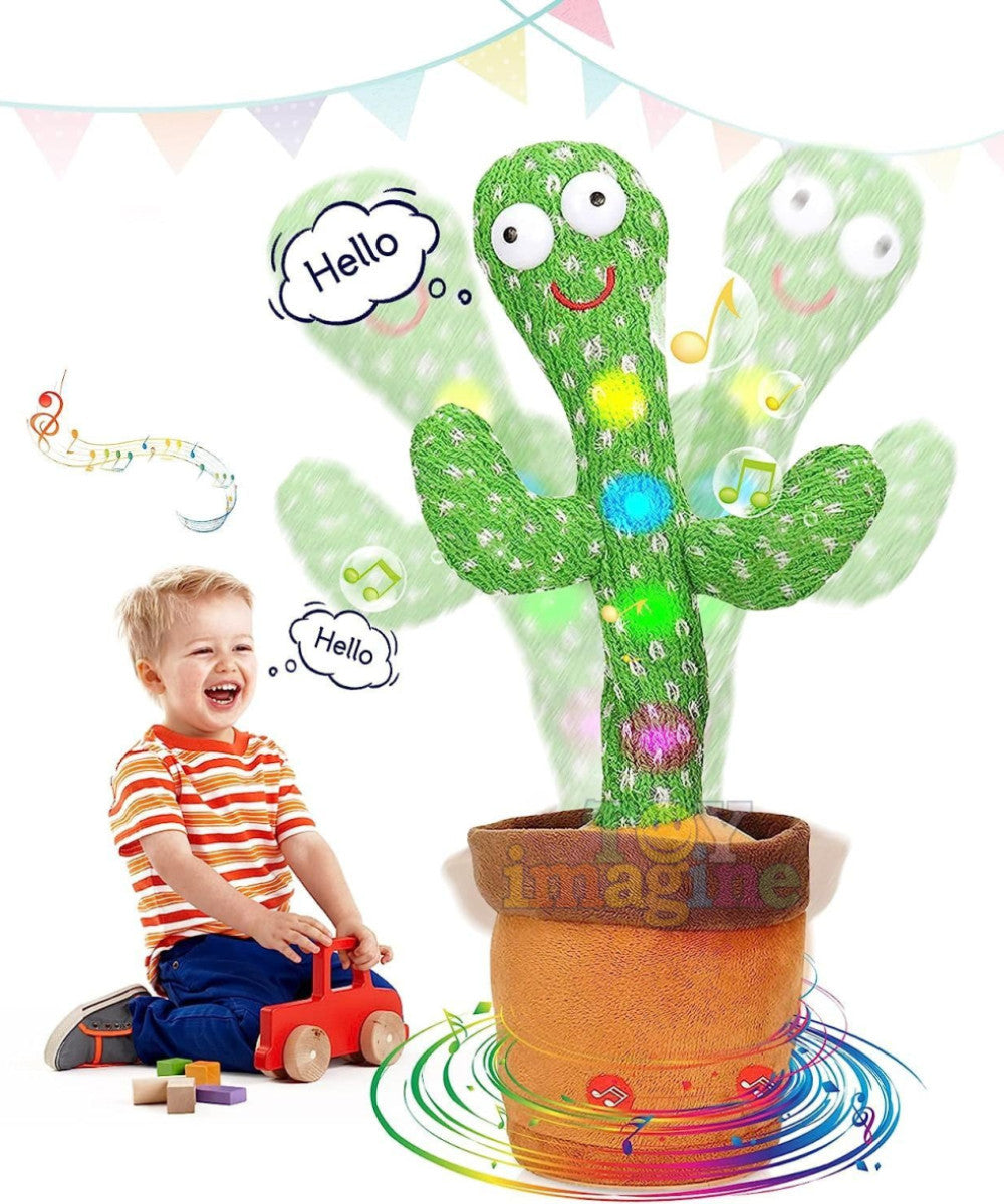 LED Musical Dancing Cactus Toy – Mimicry, Singing & Dancing Cactus for Kids