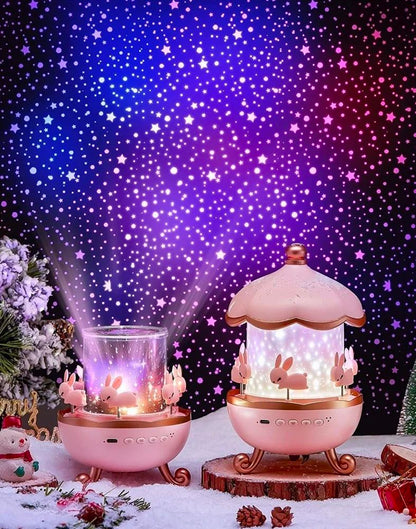 🌙🐰 Magical Rabbit Night Light Projector – Turn Bedtime into a Dreamy Adventure!