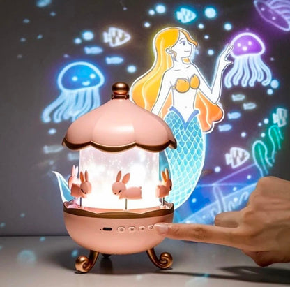 🌙🐰 Magical Rabbit Night Light Projector – Turn Bedtime into a Dreamy Adventure!