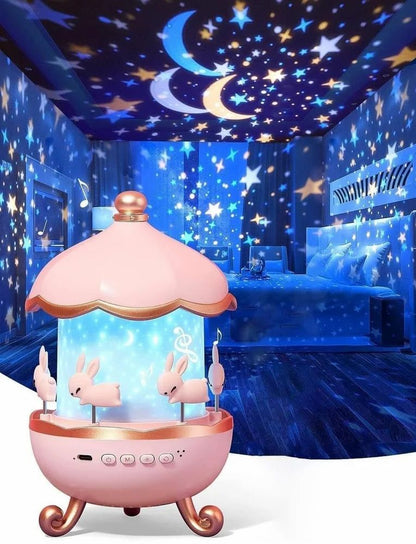 🌙🐰 Magical Rabbit Night Light Projector – Turn Bedtime into a Dreamy Adventure!